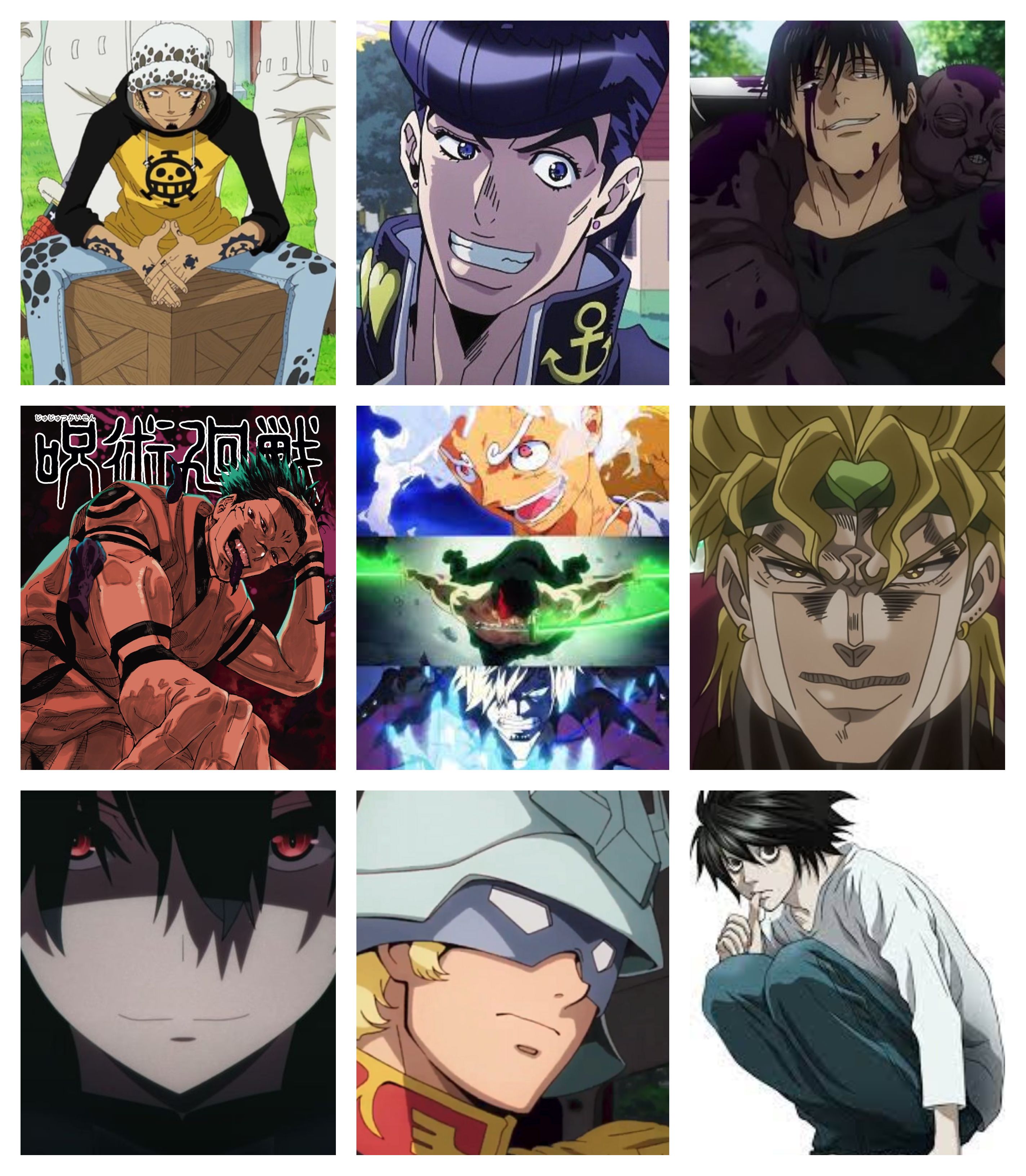 extended list of Favourite characters