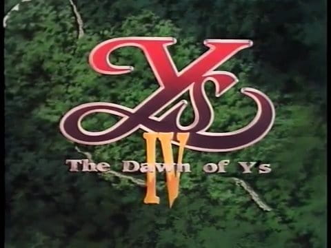 Ys IV: The Dawn of Ys, Ys IV: The Dawn of Ys Promotional Video,  イースIV 新作 OVA