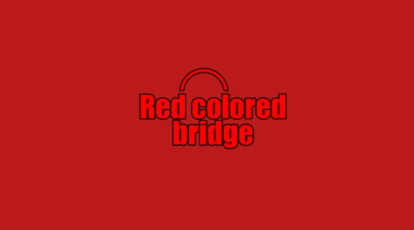 Red Colored Bridge, Red Colored Bridge