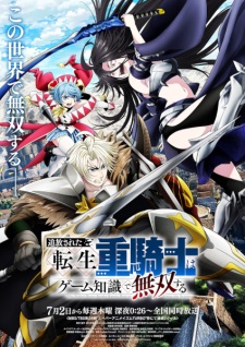 Poster de Tsuihou sareta Tensei Juukishi wa Game Chishiki de Musou suru