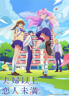 Poster anime Fuufu Ijou, Koibito Miman. Sub Indo