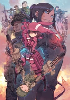 Capa de Sword Art Online Alternative: Gun Gale Online - Refrain