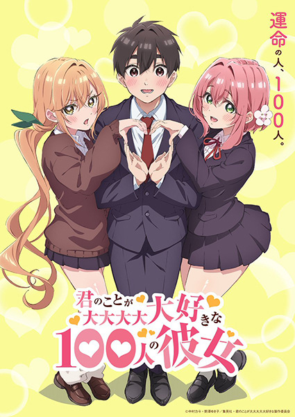 Assistir Kimi no Koto ga Daidaidaidaidaisuki na 100-nin no Kanojo - Todos  os Episódios - AnimeFire