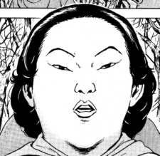 capa de mangá de The Woman