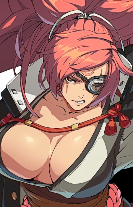 capa de mangá de Baiken