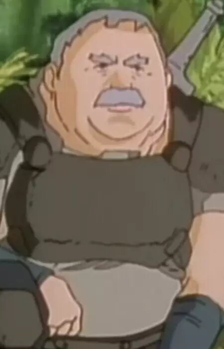 Old Mustachioed Soldier Image