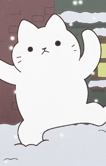 Cat Snowman