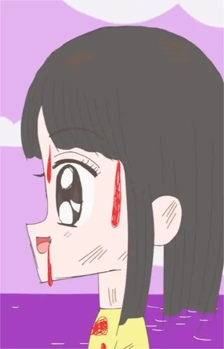 Woman from 4-frame Manga image