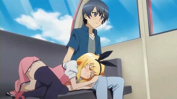 Young anime bisexual outdoor