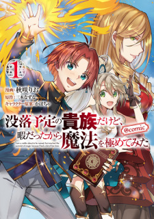 Capa de Botsuraku Yotei no Kizoku dakedo, Hima Datta kara Mahou wo Kiwametemita @comic