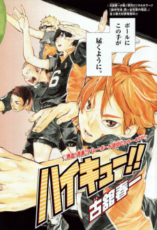 Capa de Haikyuu!!