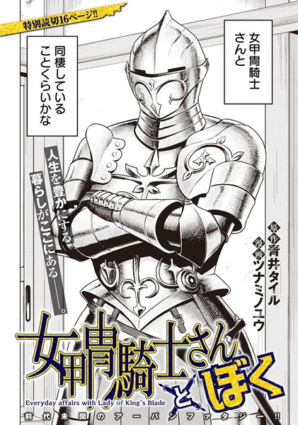 Poster de Onna Kacchuu Kishi-san to Boku