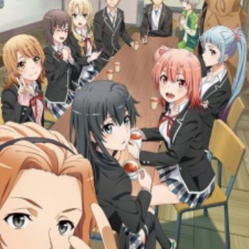 OreGairu, showcasing the main characters and setting the tone for the series.