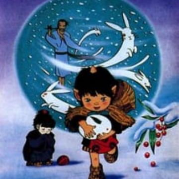 Download Oni No Ko To Yuki Usagi Goblin And Yuki Usagi Snow Hare For iPhone Wallpaper Oni No Ko To Yuki Usagi Goblin And Yuki Usagi Snow Hare Free