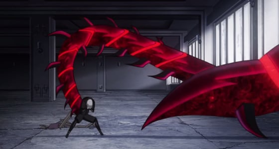 kaneki using his centipede kagune to fight jason in