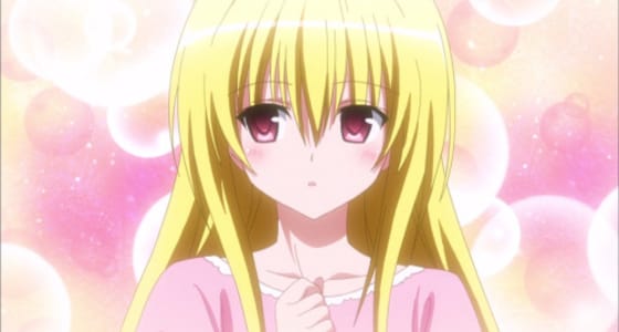 Anime girl with brown hair, blue eyes, coat, bright lights, kawaii, beautiful~