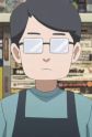 Gambar Karakter Bespectacled Store Clerk