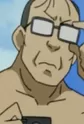 Man at Beach with Glasses