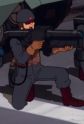 Gambar Karakter Arasaka HLR-12X Firing Squad Leader