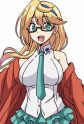 Gambar Karakter Ahegao W Peace-sensei