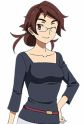 Gambar Karakter Yuriko Kuga