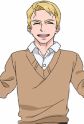 Gambar Karakter Brian-sensei
