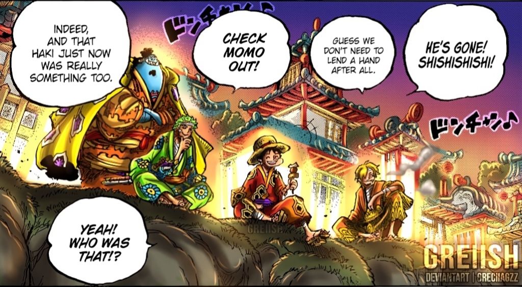 Yamato and Jinbei Chapter 1058 spoilers : r/OnePiece