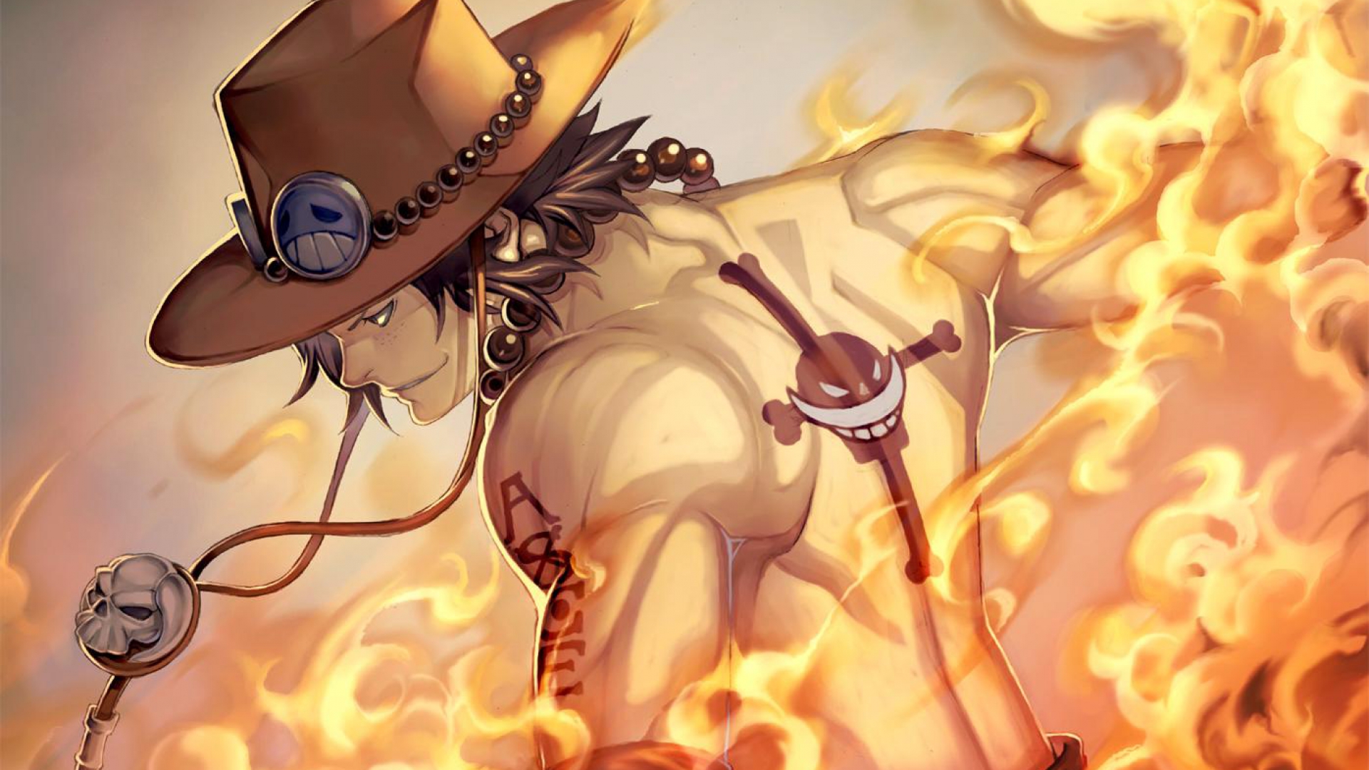 Portgas D. Ace Luffy Cowboy Hat Anime One Piece Travel Pirates