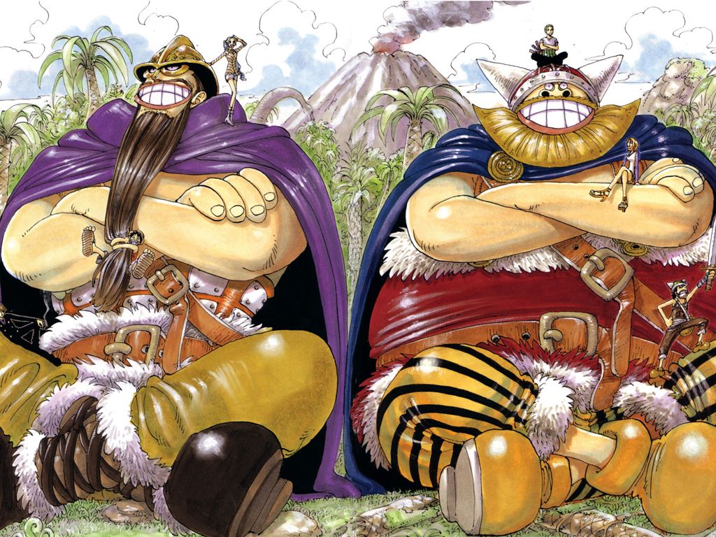one piece character Dorry and Brogy