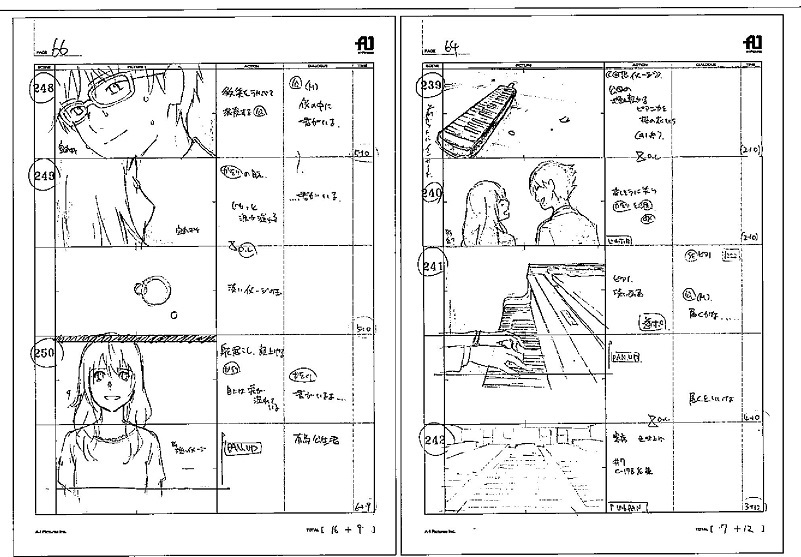 your lie in april storyboard