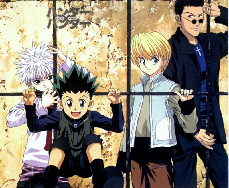 Hunter X Hunter: Killua, Gon, Kurapika and leorio