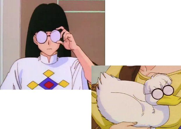 Ranma 1/2 Mousse Before and afte