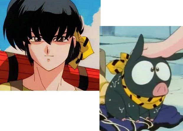 Ranma 1/2 Ryoga Before and afte