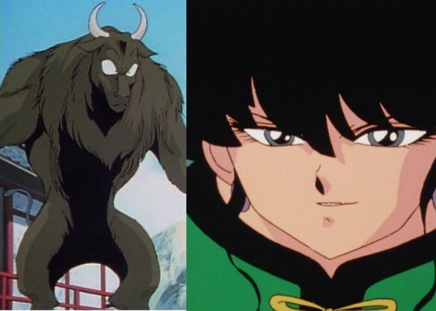 Ranma 1/2 Taro Before and after