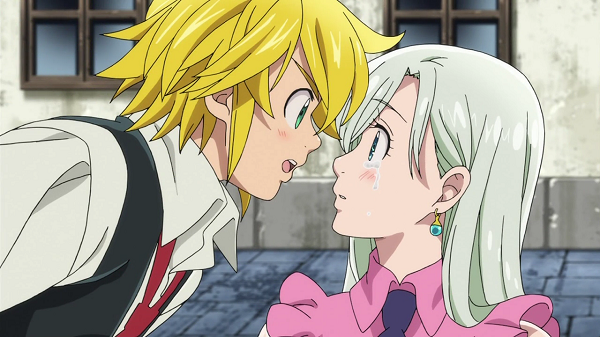 Nanatsu No Taizai Meliodas with Liz