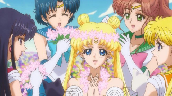 The Sailor Guardians from Sailor Moon Crystal