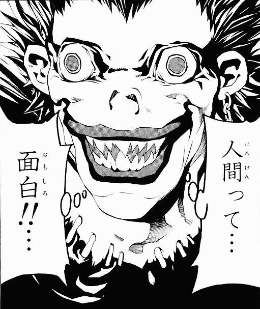 Death Note Ryuk humans are fun