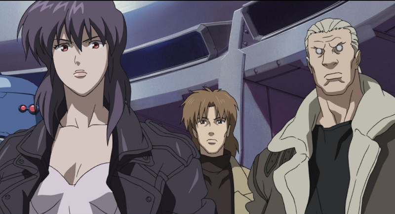 Ghost in the Shell - Batou with Motoko and Togusa