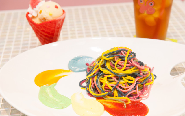 Kawaii Monster Cafe food spaghetti