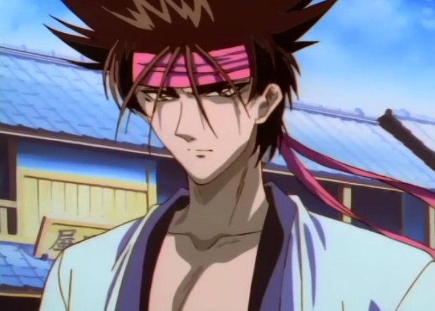 Rurouni Kenshin Sano stare