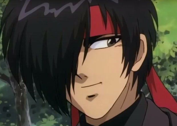 Rurouni Kenshin Sagara smiling