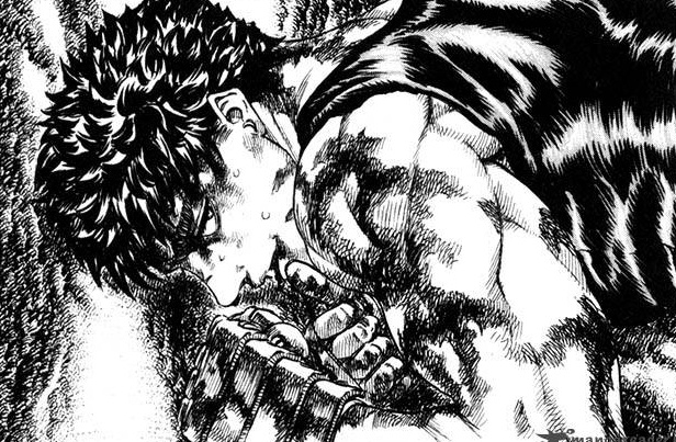 berserk manga panel, masterpiece, ultra realistic