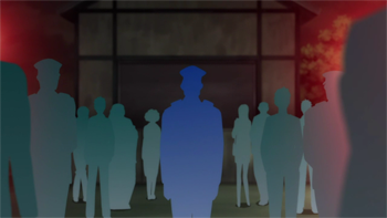 Ranpo Kitan: Game of Laplace - silhouettes