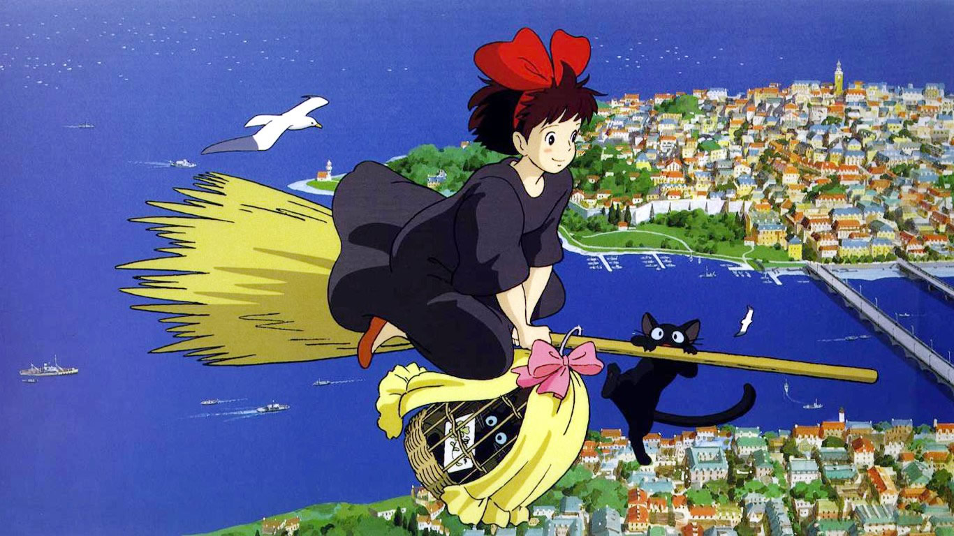 Majo no Takkyuubin, Kiki's first delivery