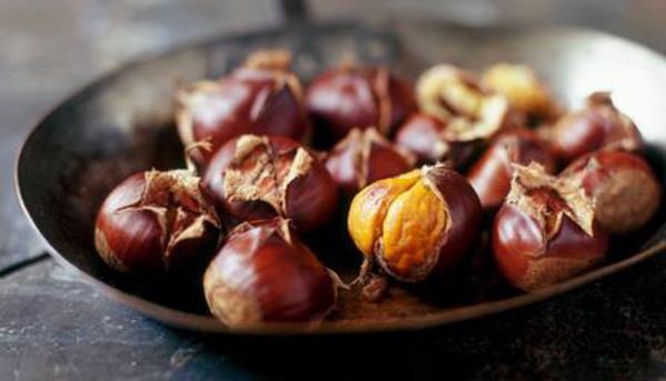 Autumn Japanese Foods Roasted Chestnuts