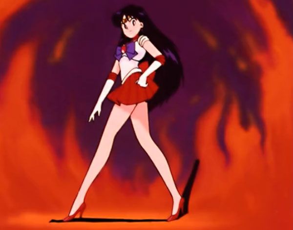 Bishoujo Senshi Sailor Moon: Crystal Rei Hino/Sailor Mars old transformation