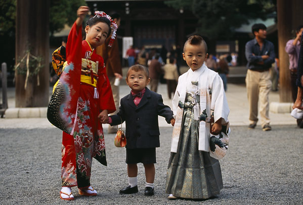 Shichi-go-san - Hakama and Kimono