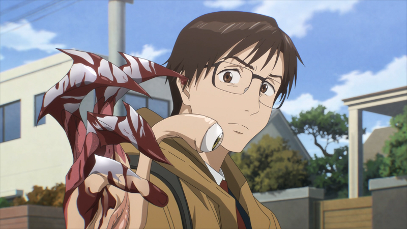 Parasyte scary anime horror anime