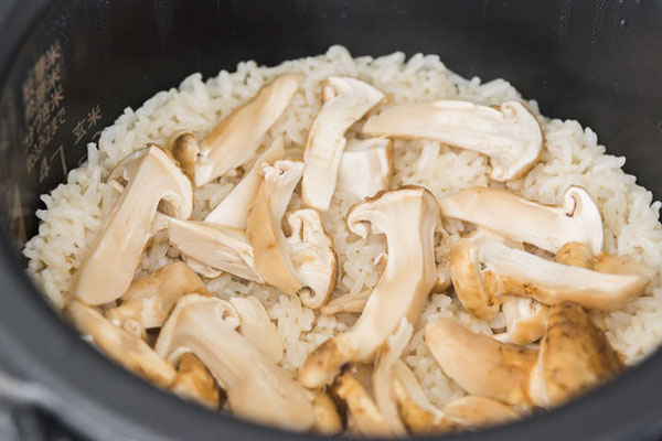 Autumn Japanese Foods Matsutake Gohan