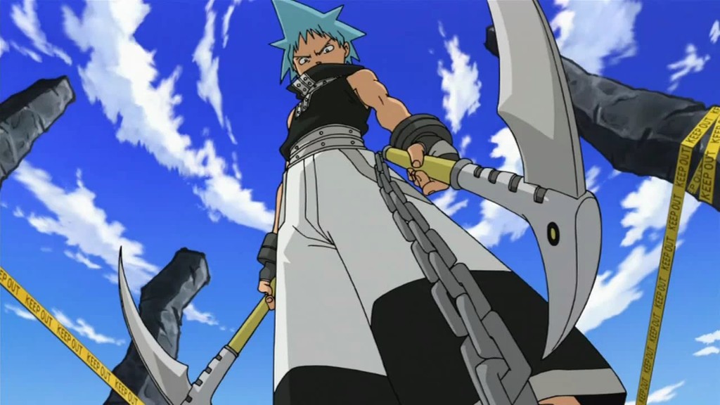 Soul Eater Black Star Tsubaki Chain Scythe